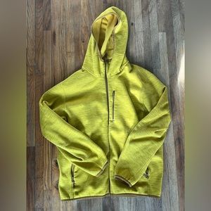 Uniqlo Hooded Full Zip Fleece - Heather Yellow